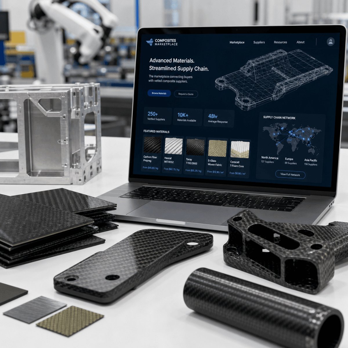 Ex-Anduril Engineer Raises $42M for Composite Parts Marketplace