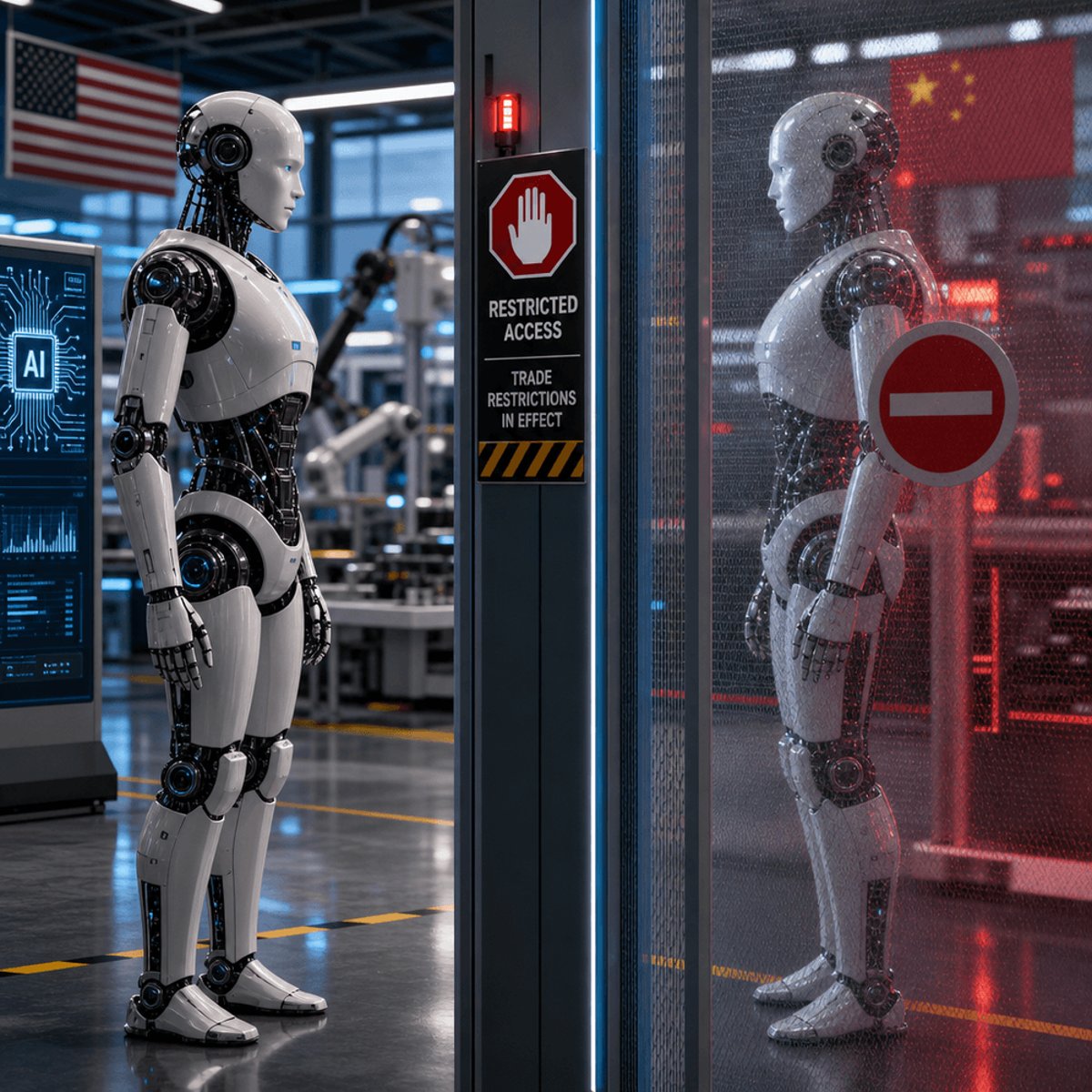 Trump Admin Blocks Chinese Humanoid Robots from US Market