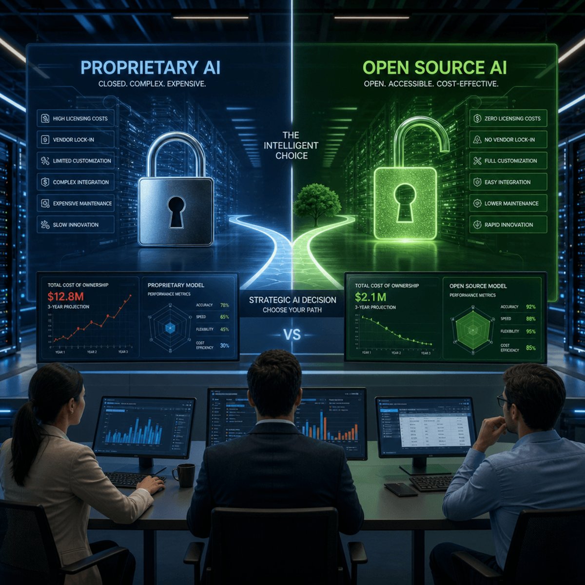 Enterprises Ditch Frontier AI Models for Open Alternatives