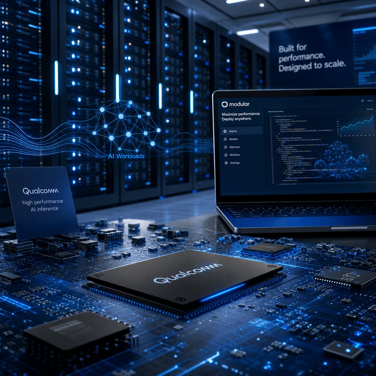 Qualcomm Acquires AI Startup Modular in Data Center Push