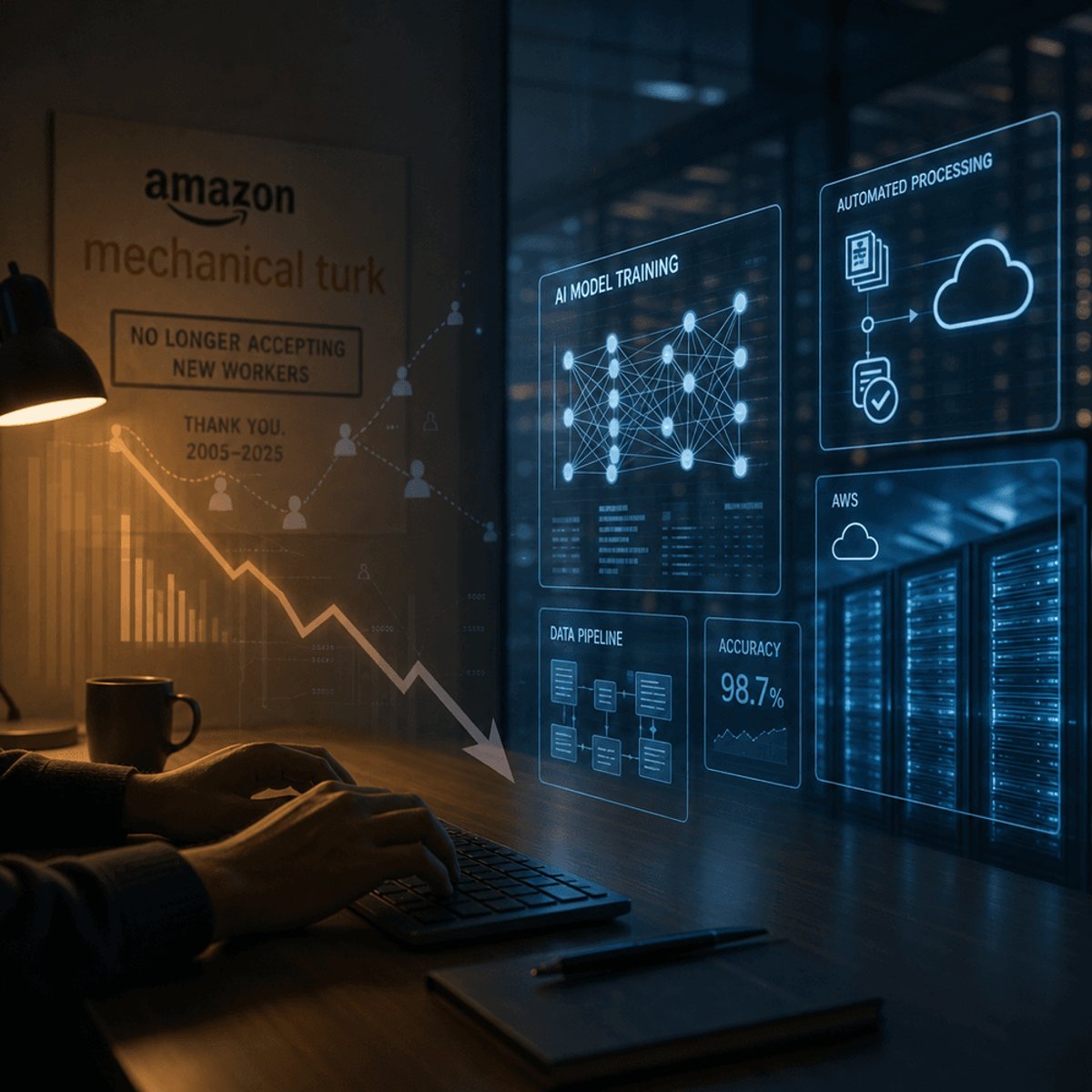 Amazon Closes Mechanical Turk to New Customers