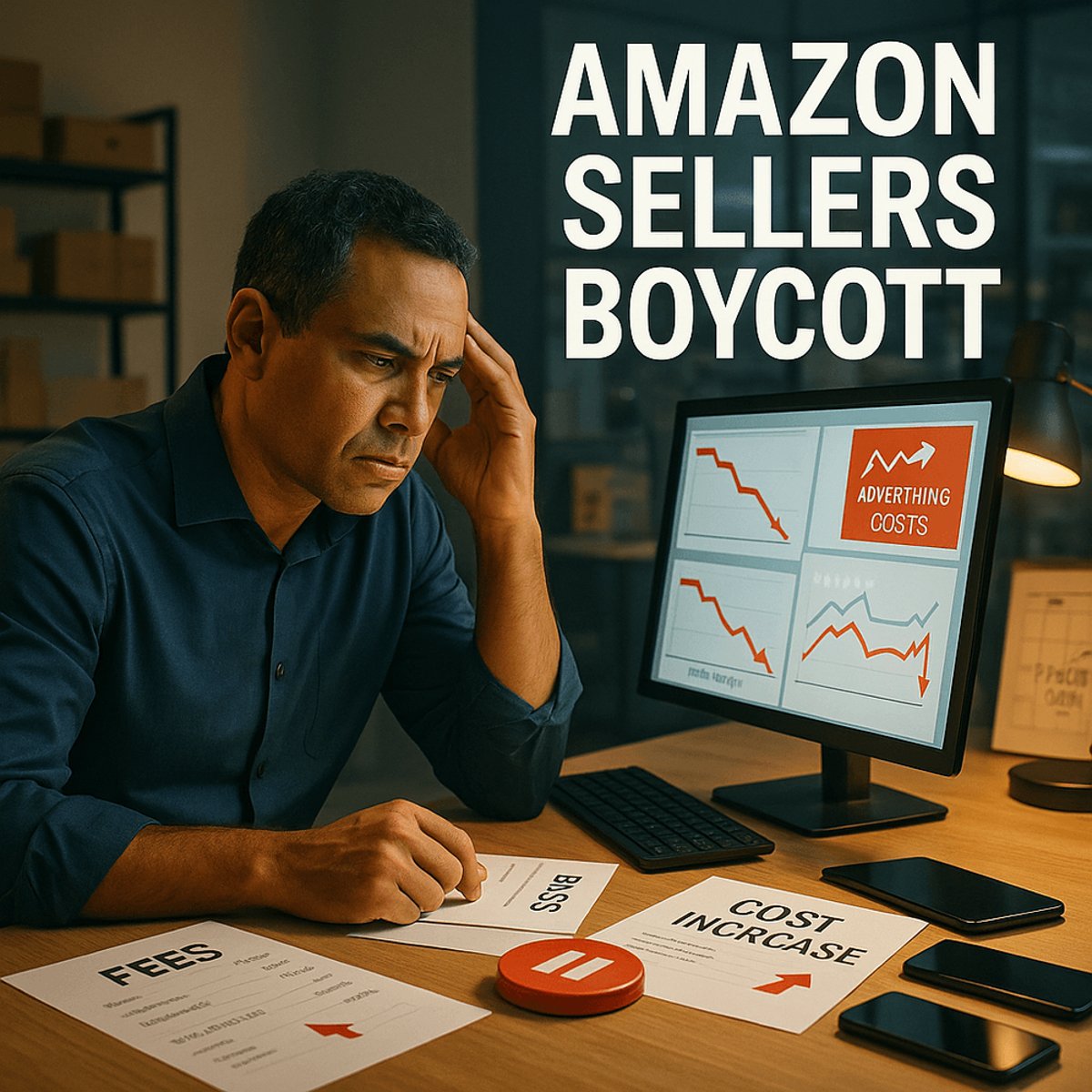 Amazon Sellers Stage Ad Boycott Over Margin-Crushing Fees