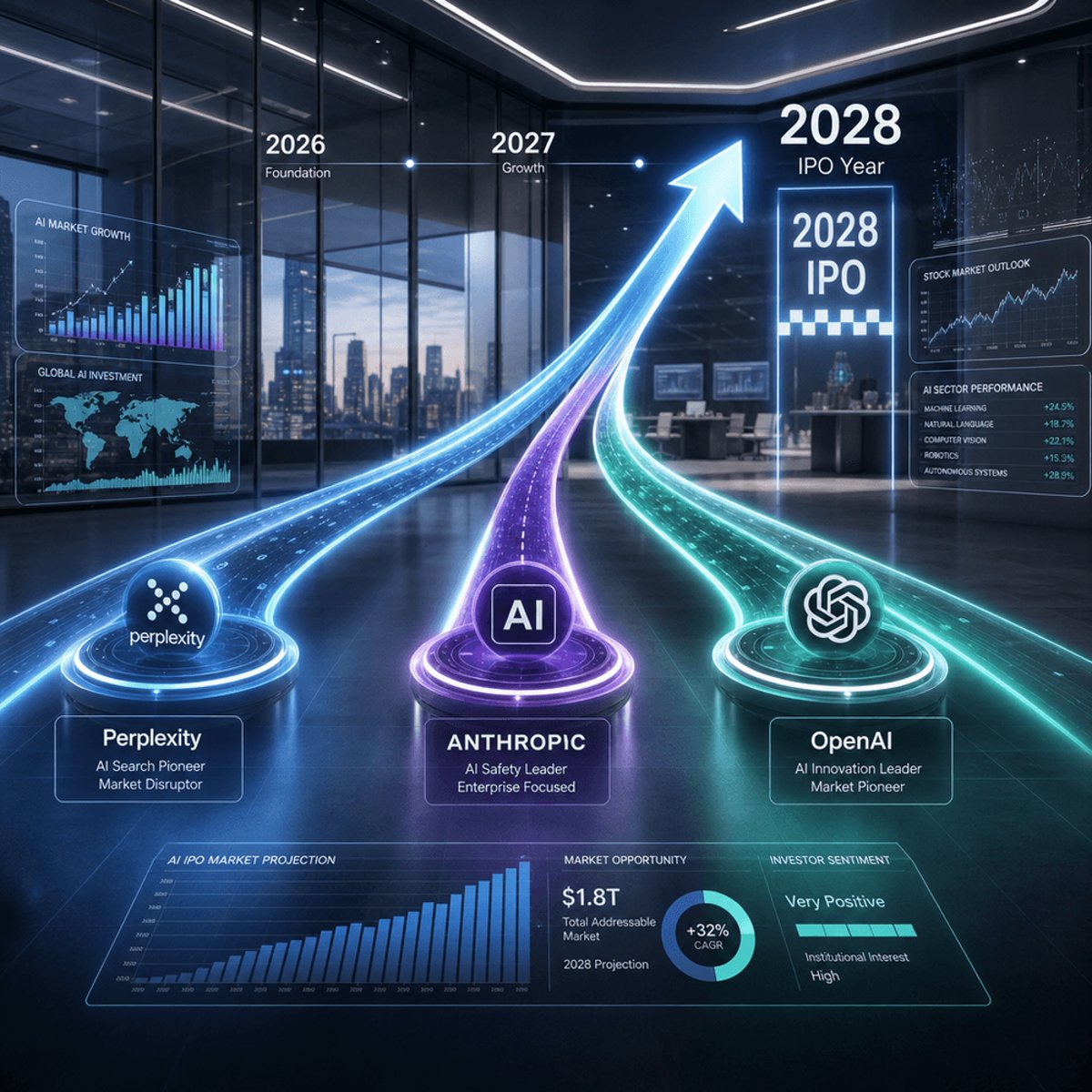 Perplexity commits to 2028 IPO as AI unicorns race public