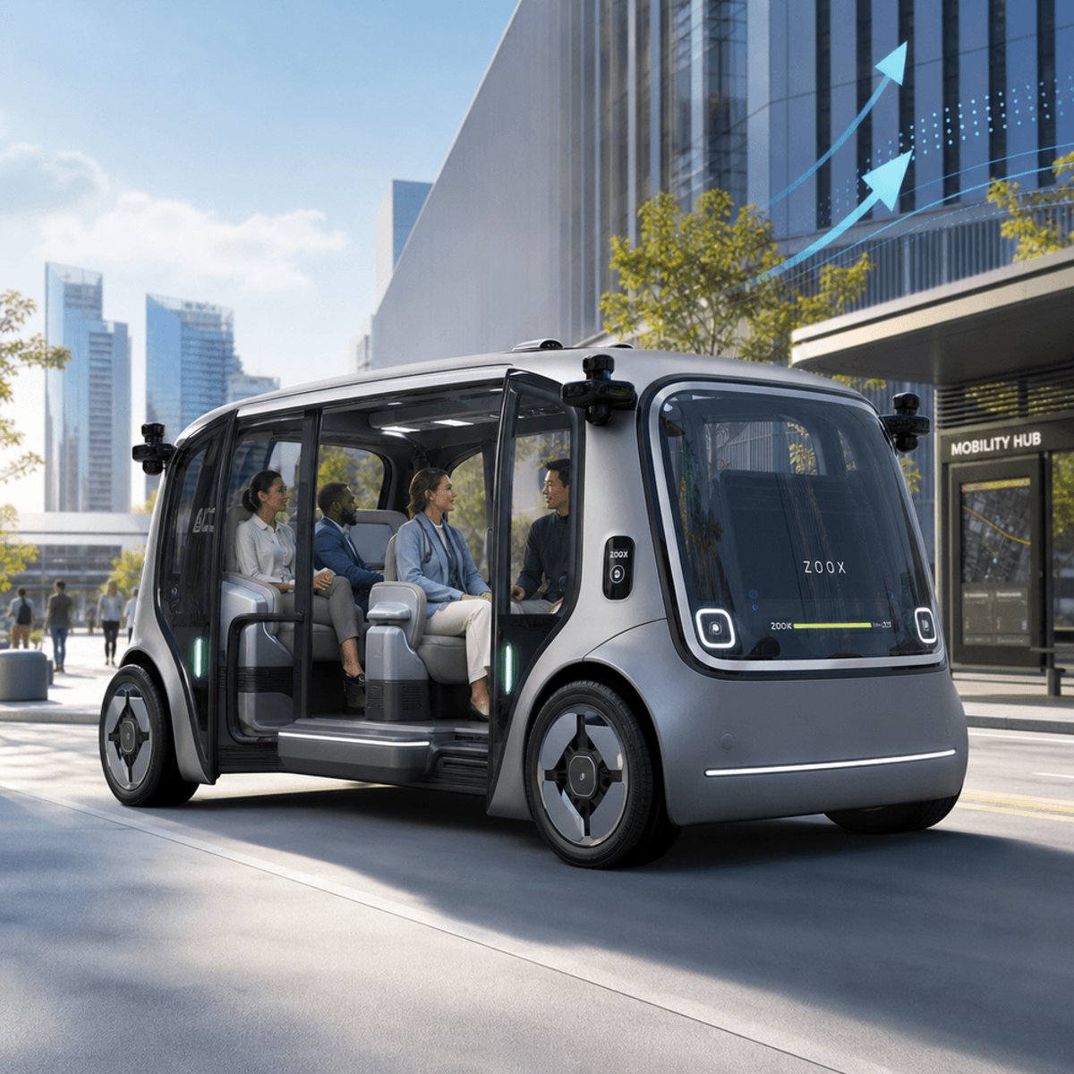 Amazon's Zoox Unveils Redesigned Robotaxi for Commercial Launch
