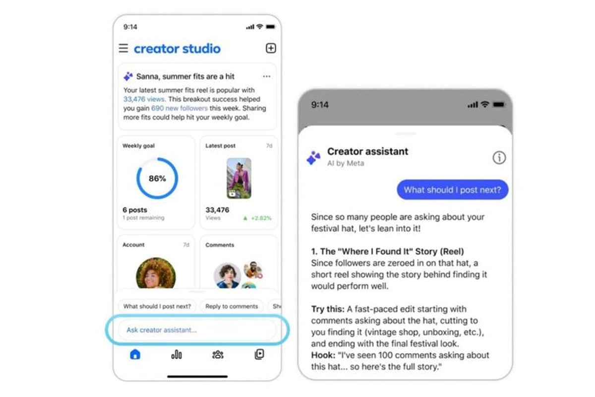 Meta Revives Creator Studio as AI-Powered Growth Assistant