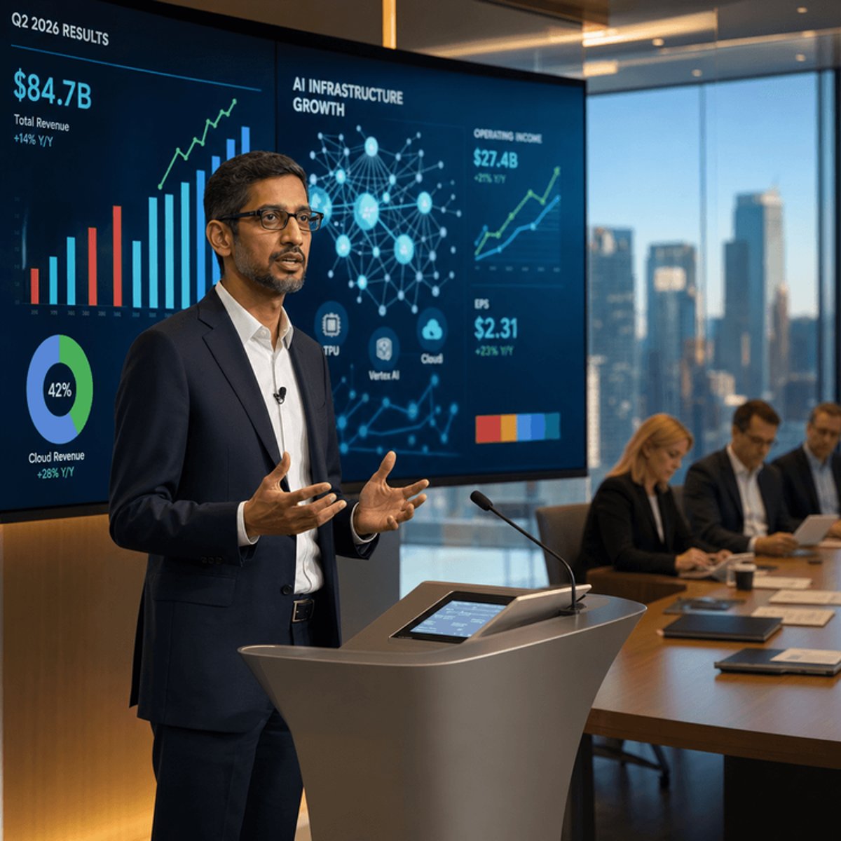 Alphabet CEO Sundar Pichai Breaks Down Q2 2026 Results