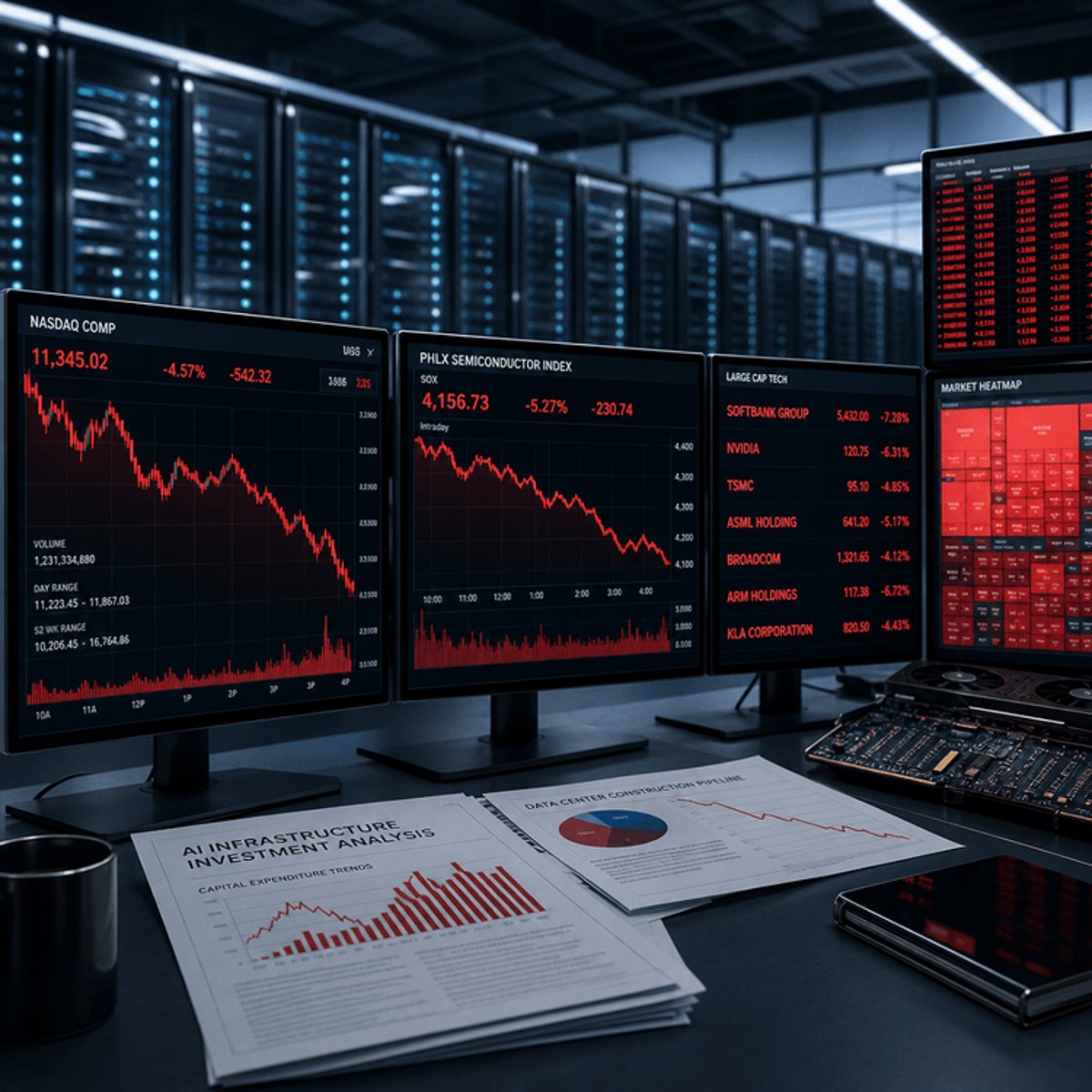 AI Infrastructure Costs Trigger Asian Tech Stock Rout