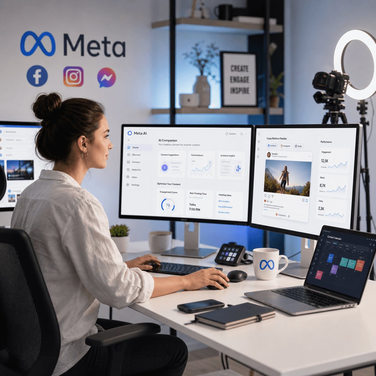 Meta Tests AI Companion App to Supercharge Creator Workflows