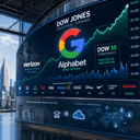 Google Joins Dow Jones, Ousting Verizon in Historic Shift