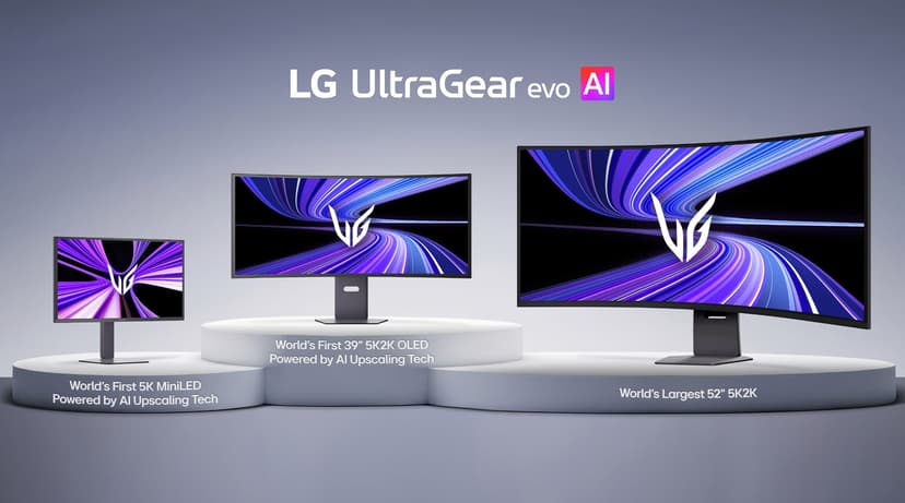 LG's New Gaming Monitors Bet Big on AI Upscaling