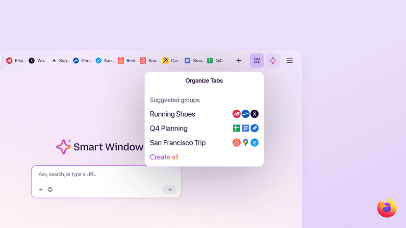 Firefox Smart Window brings AI-powered browsing to the masses