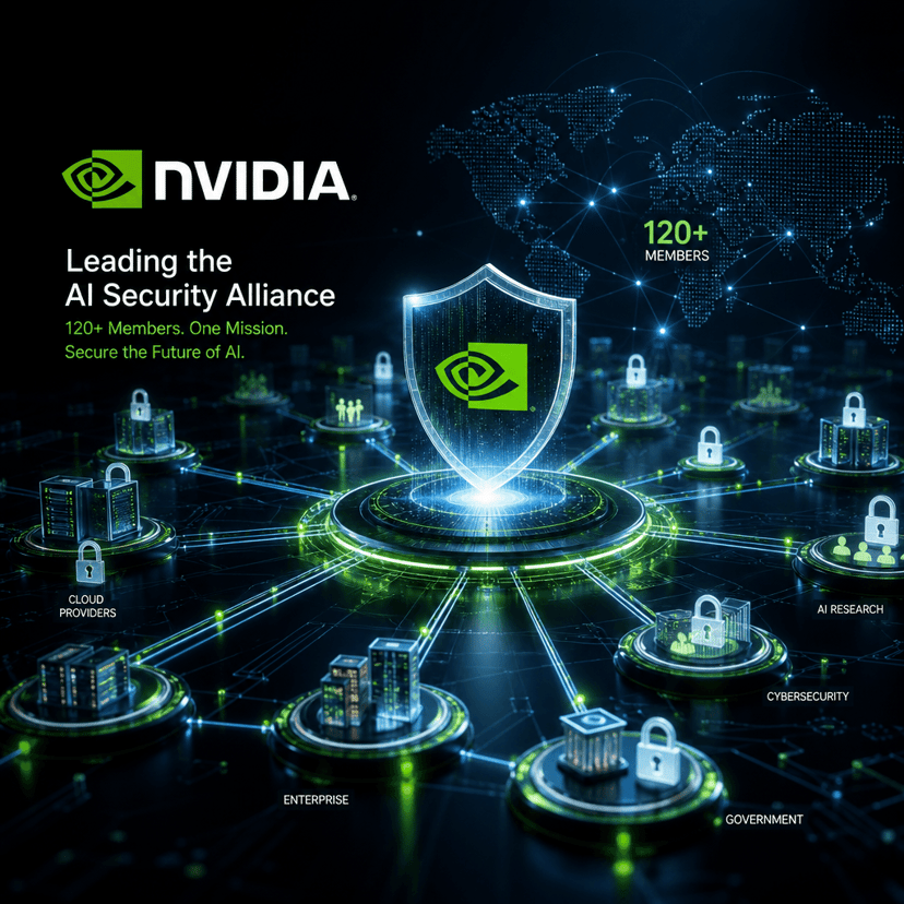 Nvidia's AI Security Alliance Hits 120 Members in One Week
