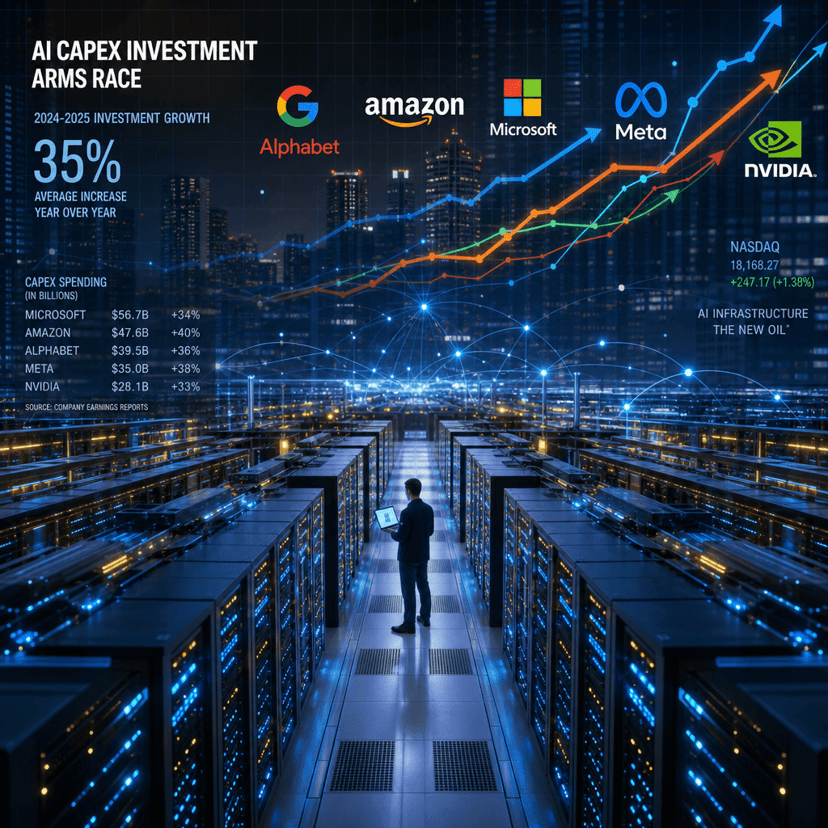 Alphabet Sets AI Spending Bar as Big Tech Capex Race Heats Up
