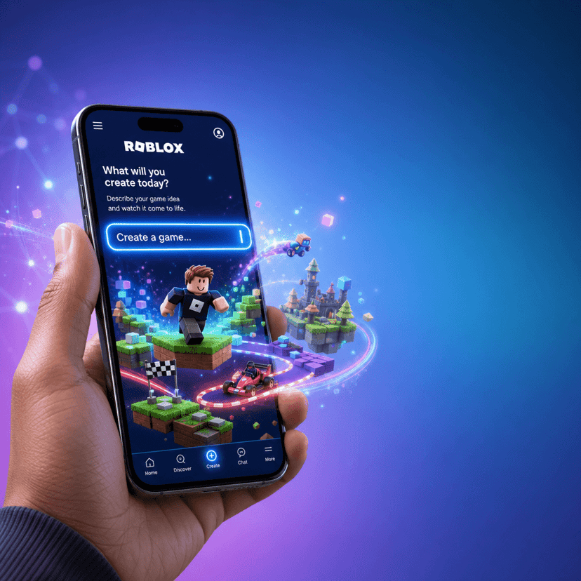 Roblox Brings AI Game Creation to Mobile With Text Prompts