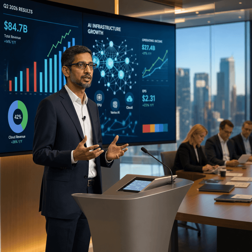 Alphabet CEO Sundar Pichai Breaks Down Q2 2026 Results