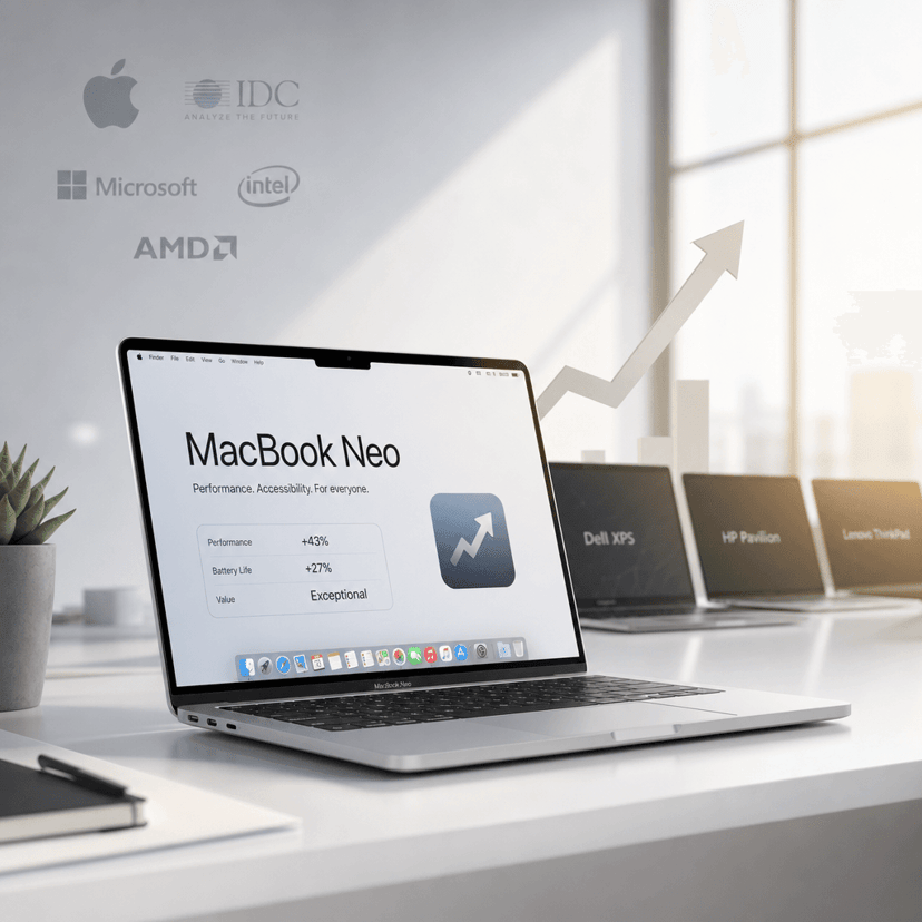 Apple's MacBook Neo Ships 1.1M Units in Opening Weeks