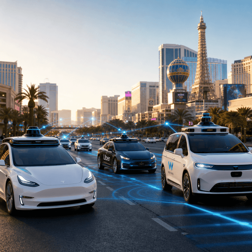 Nevada Approves 8,000 Robotaxis for Tesla, Uber, Waymo