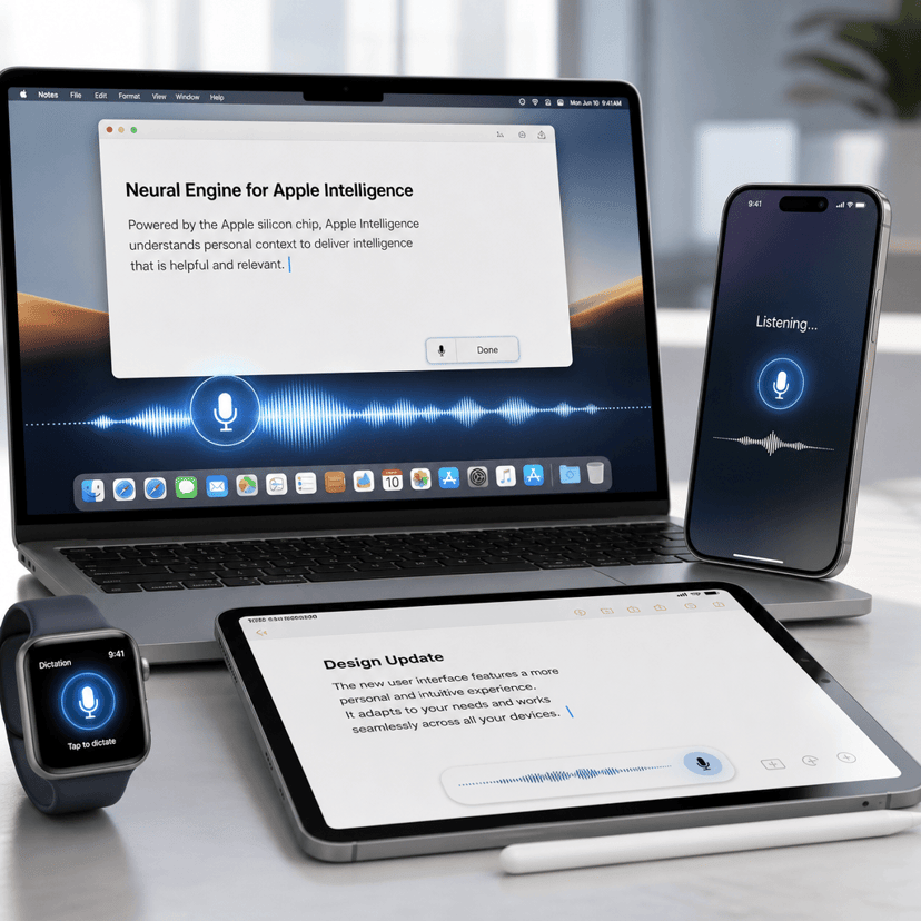 Apple Takes Aim at Wispr Flow With Systemwide Dictation