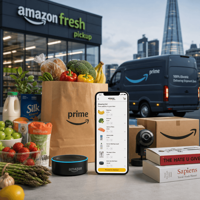Amazon Merges Grocery with Same-Day Delivery in London Push