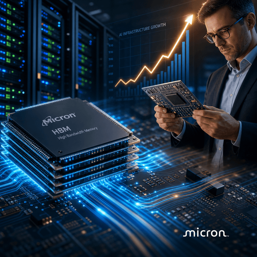 Micron Stock Surges 10% on Revenue Quadruple, 700% Year Gain