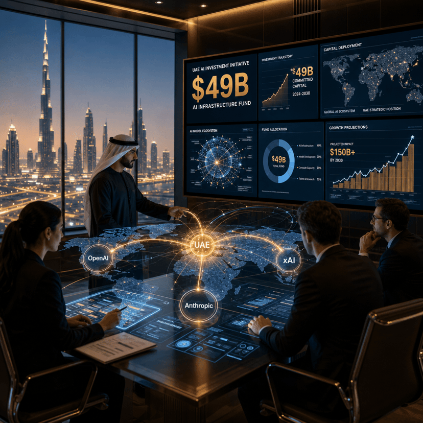 UAE's MGX Closes $49B AI Fund, One of Tech's Largest Ever