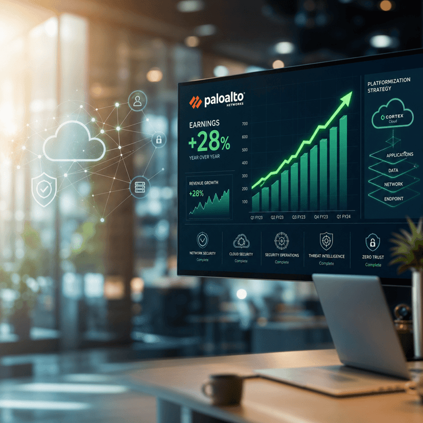 Palo Alto Networks surges 12% on earnings beat, rosy outlook