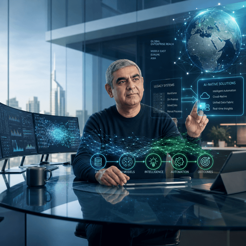 Ex-Infosys CEO Sikka Returns With AI-Powered IT Venture