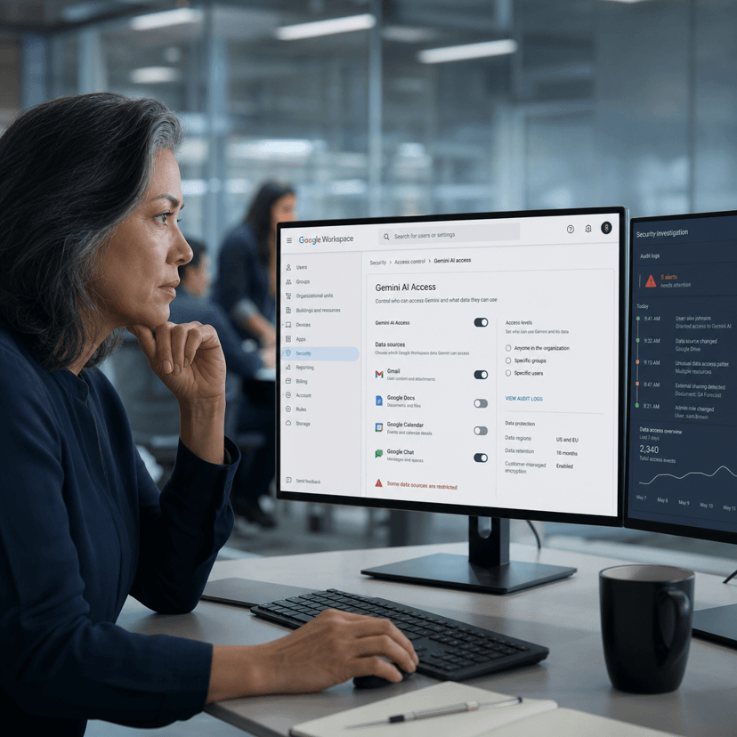 Google's Gemini AI scans Workspace data by default