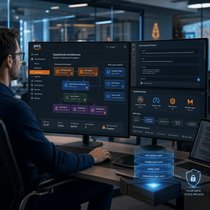 AWS Embeds Superblocks in Private Clouds, Reshaping AI Dev