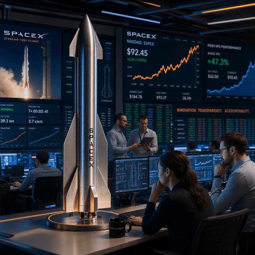 SpaceX's First Post-IPO Starship Test Signals New Era