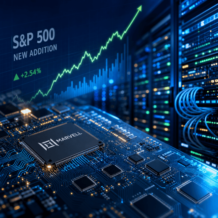 Marvell Surges 9% on S&P 500 Addition as AI Chips Shine
